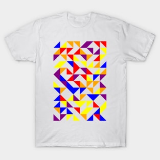 Amazing Geometric Colourful Triangle Pattern #5 T-Shirt